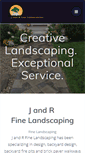 Mobile Screenshot of jandrfinelandscaping.com